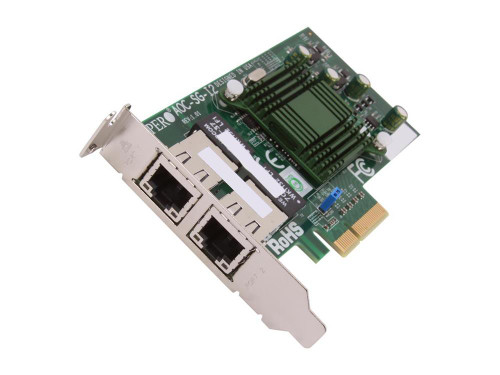 AOC-SG-12 SuperMicro 2-Ports Low-Profile PCI Express Gigabit Ehternet Card