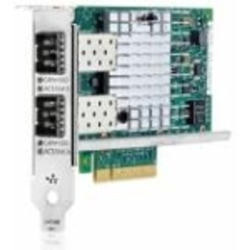 727055-B21#0D1 HP Dual-Ports SFP+ 10Gbps 10GBase-X Gigabit Ethernet PCI Express 3.0 x8 Network Adapter