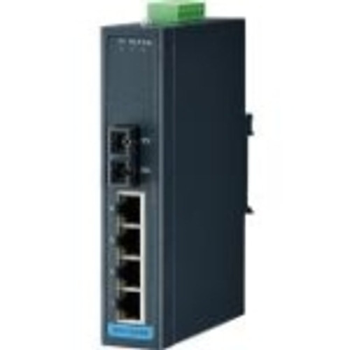 EKI-2525S-BE Advantech EKI-2525S Ethernet Switch 5 x Fast Ethernet Network Twisted Pair, Optical Fiber 2 Layer Supported Wall Mountable, DIN Rail Mountable 5