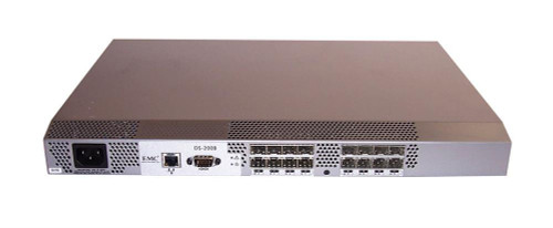 DS-200B EMC 16-Ports Fibre Channel 4GB SAN Ethernet Switch with 8 Active Ports Rack-Mountable (Refurbished)
