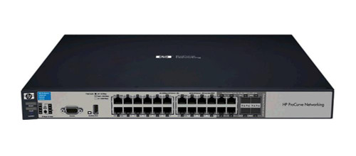J9263AACC HP ProCurve 6600-24G 24-Ports RJ-45 Manageable Layer3 Rack-mountable Stackable Ethernet Switch with 4x Shared SFP (mini-GBIC) Ports (Refurbished)