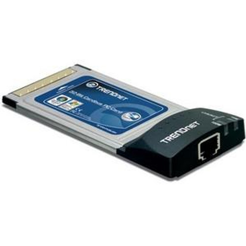 TE100-PCBUSR TRENDnet 10/100Mbps PC Card PC Card Type II 1 x RJ-45 10/100Base-TX