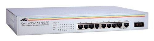 AT-FS709FC Allied Telesis 8-Ports 10/100Base-TX LAN 1 x 100Base-FX Uplink Port Unmanaged Fast Ethernet Switch (Refurbished)