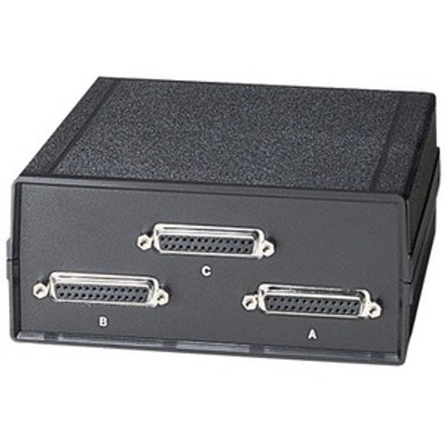 SWL026A-MMMMM Black Box ABCDE (4 to 1) Switches 25 Leads Serial or Parallel (for PC Us (Refurbished)