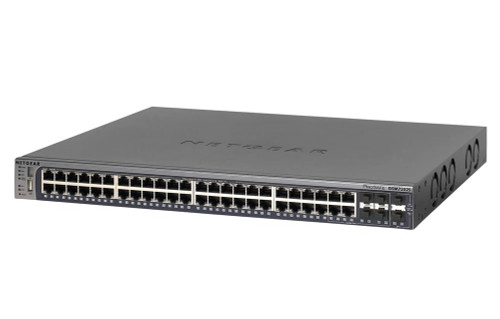 GSM7352S-200 NetGear ProSafe 48-Ports 10/100/1000Mbps Stackable Gigabit Layer 3 Managed Switch (Refurbished)