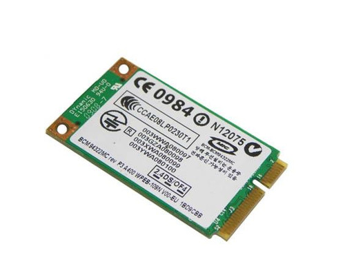 BCM94322MC Broadcom Dual Band 300Mbps 2.4GHz / 5GHz IEEE 802.11a/b/g/n Bluetooth 4.0 Half Mini PCI Express Wireless Network Card