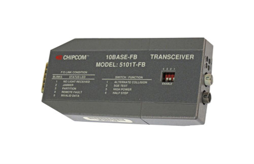 900072A 3Com 5101T-FB 10Base-FB AUI to Fiber ST Connector Transceiver Module