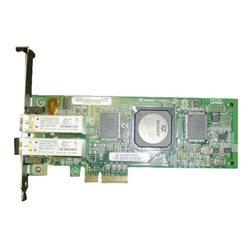 39R652806 IBM Dual-Ports LC 4Gbps Fibre Channel PCI Express x4 Low Profile Host Bus Network Adapterr by QLogic for System x
