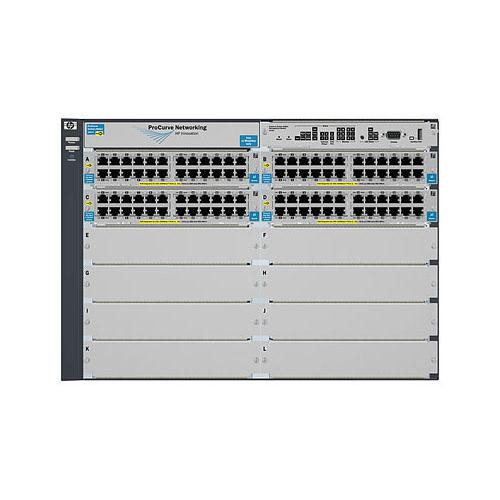 J9532A#ABB HP ProCurve E5412-92G-PoE 92-Ports Layer-4 Managed v2 zl Gigabit Ethernet Switch with 2 x SFP (mini-GBIC) (Refurbished)