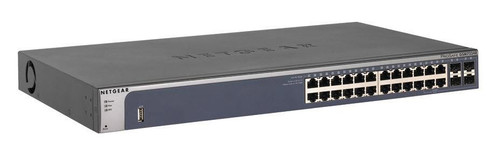 GSM7224-200 NetGear ProSafe 24-Ports 10/100/1000Mbps Layer 2 Managed Gigabit Ethernet Switch (Refurbished)