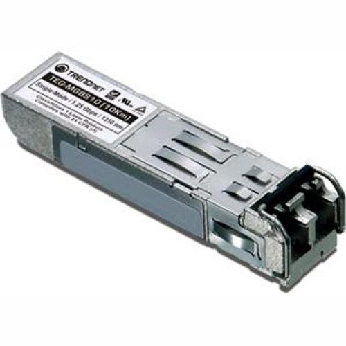 TEG-MGBS10 TRENDnet 1.25Gbps 1000Base-LX Single-mode Fiber 10km 1310nm Duplex LC Connector SFP (mini-GBIC) Transceiver Module