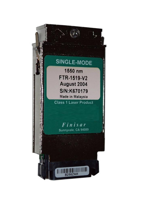 FTR-1519-V2 Finisar 1.25Gbps 1000Base-ZX Single-mode Fiber 80km 1550nm SC Connector GBIC Transceiver Module