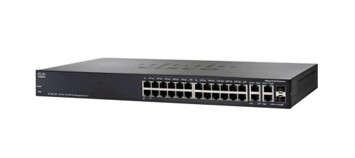 SRW224G4P-AR Cisco Linksys SRW224G4P Layer 3 Switch 2 x SFP (mini-GBIC) Shared 24 x 10/100Base-TX LAN, 4 x 10/100/1000Base-T LAN (Refurbished)