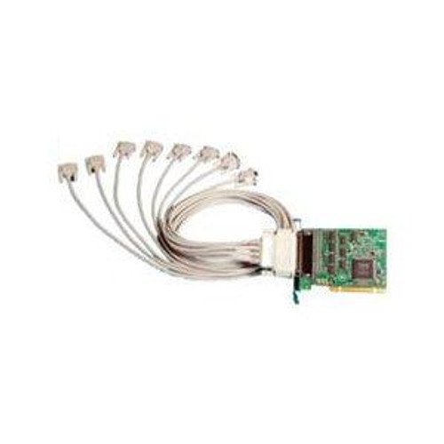 UC-279-001 Brainboxes 8 Port RS-232 Universal Multiport Serial Adapter Universal PCI 8 x DB-9 Male RS-232 Serial Via Cable Plug-in Card
