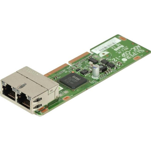 AOC-CGP-I2 SuperMicro Dual-Ports 1Gbps PCI Express 2.1 x4 Gigabit MicroLP Network Adapter