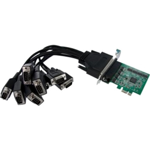 PEX8S952 StarTech 8-Port 16950 UART DB-9 RS-232 Multi-port PCI Express Serial Adapter