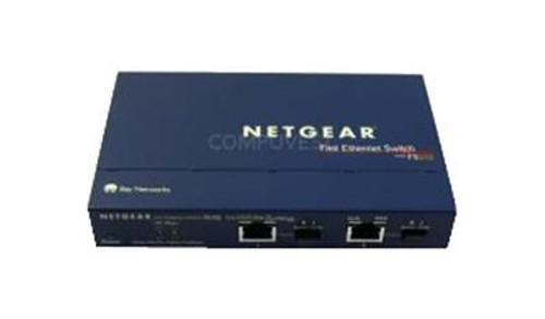 FS102 NetGear 2-Port 10/100Mbps Fast Ethernet Switch (Refurbished)