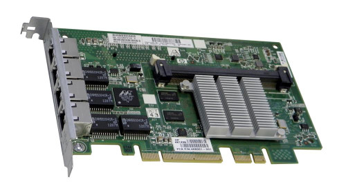 516437B21N HP Quad-Ports RJ-45 1Gbps 10Base-T/100Base-TX/1000Base-T Gigabit Ethernet PCI Express 2.0 x8 Multifunction Server Network Adapter