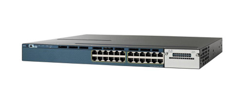 WS-C3560X-24T-S Cisco Catalyst 3560-X Series 24-Ports 10/100/1000Base-T RJ-45 USB Manageable Layer2 Rack-mountable 1U Ethernet Switch with 1x Expansion Slot