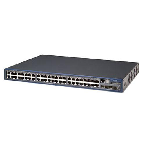 JD010A HP ProCurve E4800-48G 48-Ports Layer-4 Managed Stackable Gigabit Ethernet Switch with 4 x SFP (mini-GBIC) (Refurbished)