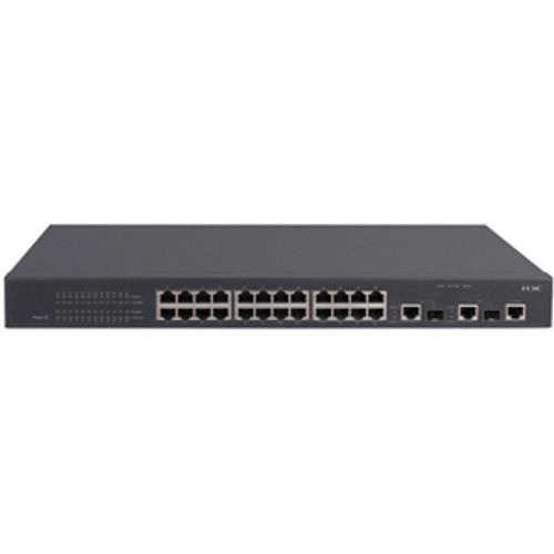 JD320A HP A3100-24 EI Ethernet Switch 26 Port 2 Slot 24 2 x 10/100/1000Base-T 10/100/1000Base-T 2 x SFP (mini-GBIC) (Refurbished)