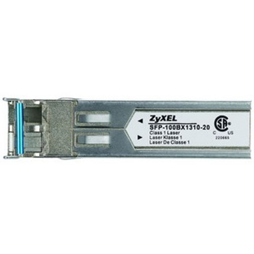 SFP-100BX1310-20 Zyxel 100Mbps 100Base-BX Single-mode Fiber 20km 1310nmTX/1550nmRX LC Connector SFP Transceiver Module