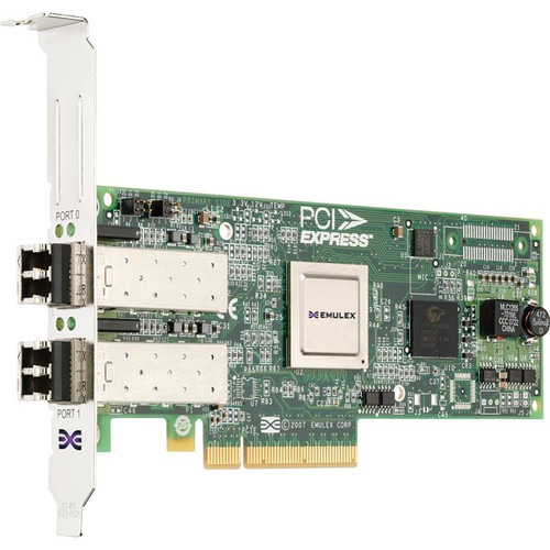 LPE12002S Sun Emulex LPe12002 Dual-Ports 8Gbps Fibre Channel PCI Express 2.0 x8 Low Profile MD2 Host Bus Network Adapter