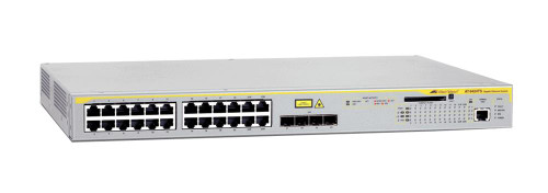 AT-9424T-50 Allied Telesis 24-Ports 10/100/1000T Managed Basic Layer 3 Switch with 4 Combo SFP bays (Refurbished)