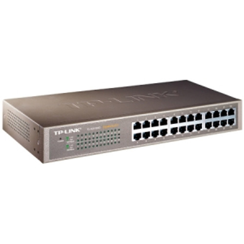 TL-SG1024D TP-LINK 24-Ports Gigabit Desktop Switch 24 Ports 24 x RJ-45 10/100/1000Base-T (Refurbished)