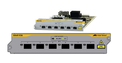 AT-SBx81XS6 Allied Telesis Switchblade 6-port SFP 10Gbps Ethernet Line Card