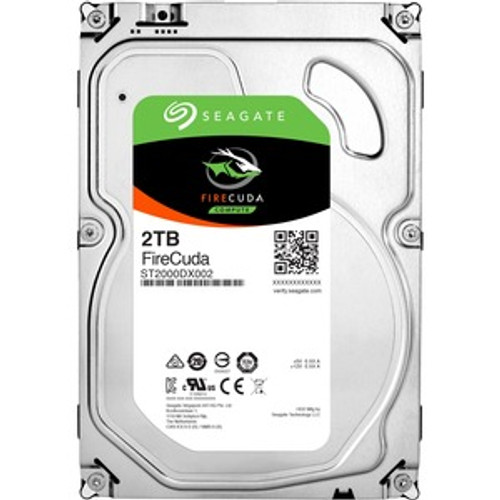 ST2000DX002-20PK Seagate FireCuda 2TB 7200RPM SATA 6Gbps 64MB Cache 8GB MLC SSD (4K) 3.5-inch Internal Hybrid Hard Drive (20-Pack)