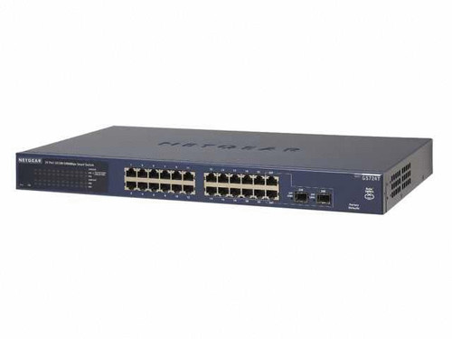 GS724T-300NAS NetGear ProSafe 24-Ports 10/100/1000Mbps Gigabit Ethernet Smart Switch (Refurbished)