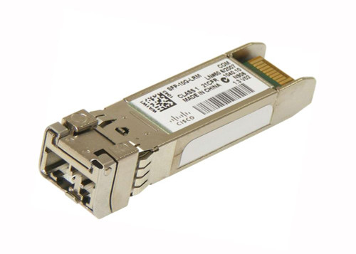 10GBASE-LRM Cisco 10Gbps 10GBase-LRM Multi-mode Fiber 220m 1310nm Duplex LC Connector SFP+ Transceiver Module (Refurbished)