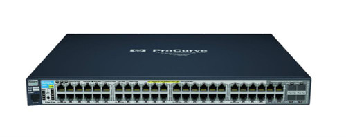 J9148-61101 HP Procurve Switch 2910AL-48G-PoE 48-Ports RJ-45 10/100/1000-T PoE Manageable Layer 3 Rack-mountable with Gigabit SFP Switch (Refurbished)