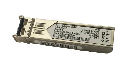 10-2274-01 Cisco 1Gbps 1000Base-SX Multi-Mode Fibre 850nm SFP Transceiver Module