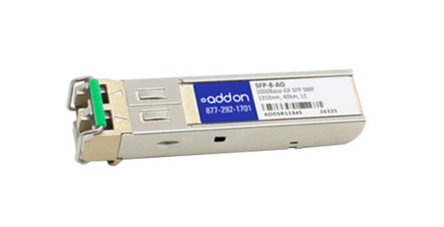 SFP8AOK ADDONICS 1Gbps 1000Base-EX Single-mode Fiber 40km 1310nm LC Connector SFP Transceiver Module