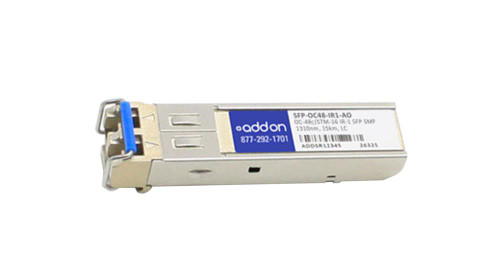 SFPOC48IR1AO ADDONICS OC-48 OC-48-IR Single-Mode Fiber 15km 1310nm LC Connector SFP Transceiver Module Cisco Compatible