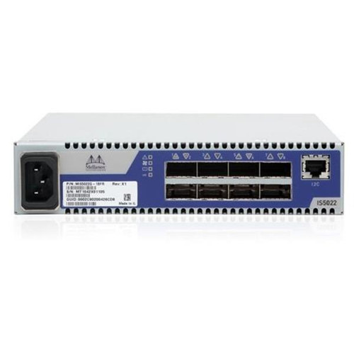 MIS5022Q-1BRR Mellanox InfiniScale IV QDR 8-Ports QSFP InfiniBand Switch (Refurbished)