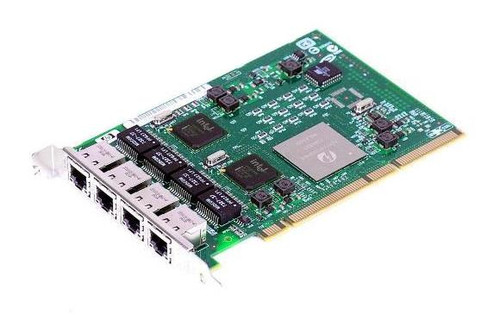PWLA8494GT-HP HP Quad-Ports RJ-45 1Gbps 10Base-T/100Base-TX/1000Base-T Gigabit Ethernet PCI-X Server Network Adapter for Intel Compatible