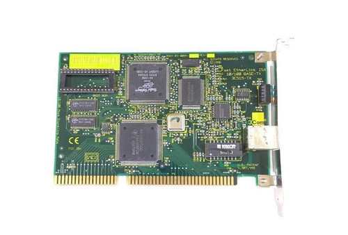 03-0094-001 3Com 16bit ISA Fast Etherlink Network Card