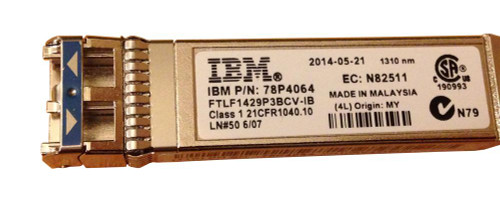 FTLF1429P3BCV-IB IBM 16Gbps FC Single-mode Fiber 10km 1310nm LC Connector SFP+ Transceiver Module