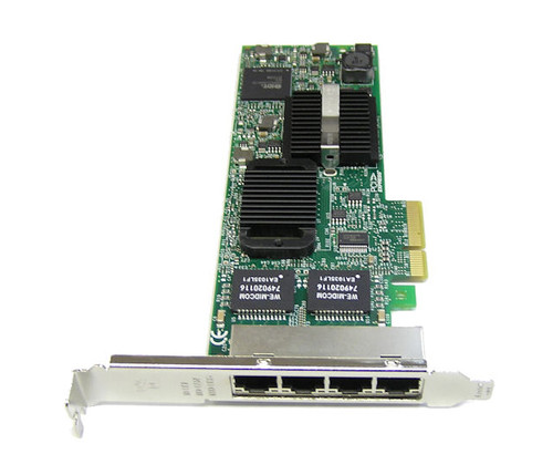 0HM9JY Dell Quad-Ports RJ-45 1Gbps 10Base-T/100Base-TX/1000Base-T Gigabit Ethernet PCI Express Server Network Adapter