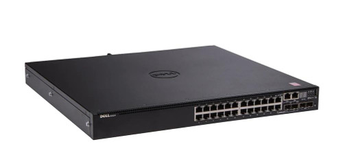 210-ABPY Dell N3024 L3 24x1GbE Ethernet Switch with 2x Combo and 2x 10Gbps SFP+ Fixed Ports (Refurbished)