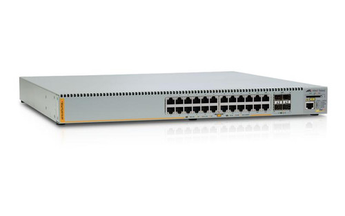 AT-x610-24Ts-POE+ Allied Telesis 24-Ports Layer 3 POE+ Stackable Managed Switch (Refurbished)