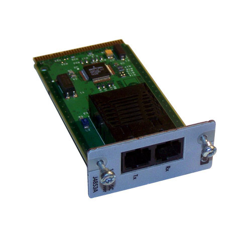 J4853A-2 HP ProCurve 100Mbps 100Base-FX Multi-mode Fiber 2km 1300nm SC Connector Fast Ethernet Plug-in Transceiver Module