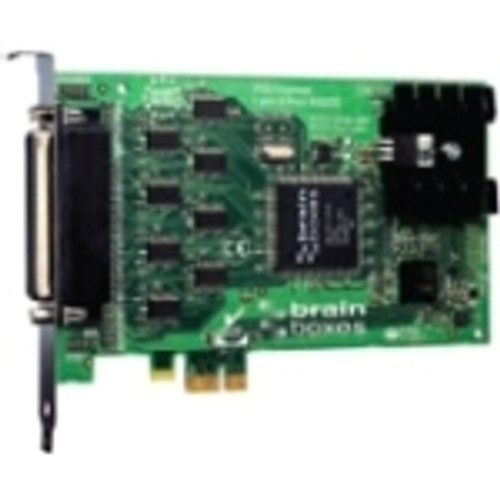 PX-279 Brainboxes PX-279 8-port Multiport Serial Adapter PCI Express x1 8 x DB-9 Male RS-232 Serial Via Cable Plug-in Card