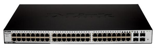 BGS1248TA D-Link 48-Ports 10/ 100/ 1000Mbps + 4-Port Combo SFP WebSmart Switch (Refurbished)
