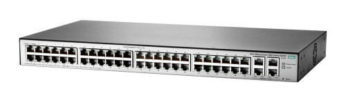 JL171A HP Officeconnect 1850 48G 4XGT 48-Ports RJ-45 10/100/1000Base-T PoE+ Manageable Layer 2 Rack-Mountable with combo 10 Gigabit SFP+ Switch