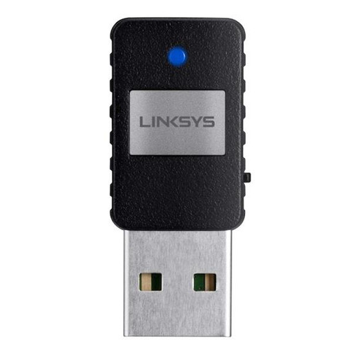 AE6000-EE Linksys Selectable Dual Band AC580 150Mbps 2.4GHz/ 5GHz USB 2.0 Mini Wireless Adapter (Refurbished)
