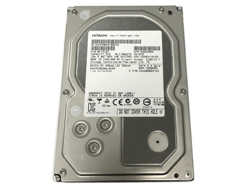 HUA723020ALA640N HGST Hitachi Ultrastar 7K3000 2TB 7200RPM SATA 6Gbps 64MB Cache 3.5-inch Internal Hard Drive